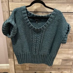 mac & jac lightweight sweater, turquoise color